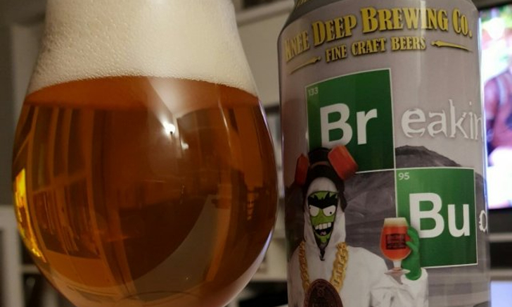 Breaking Bad bier in een glas